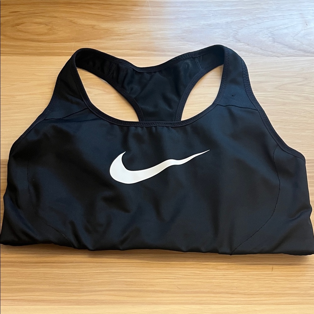 Nike Women's Black and White Sports Bra